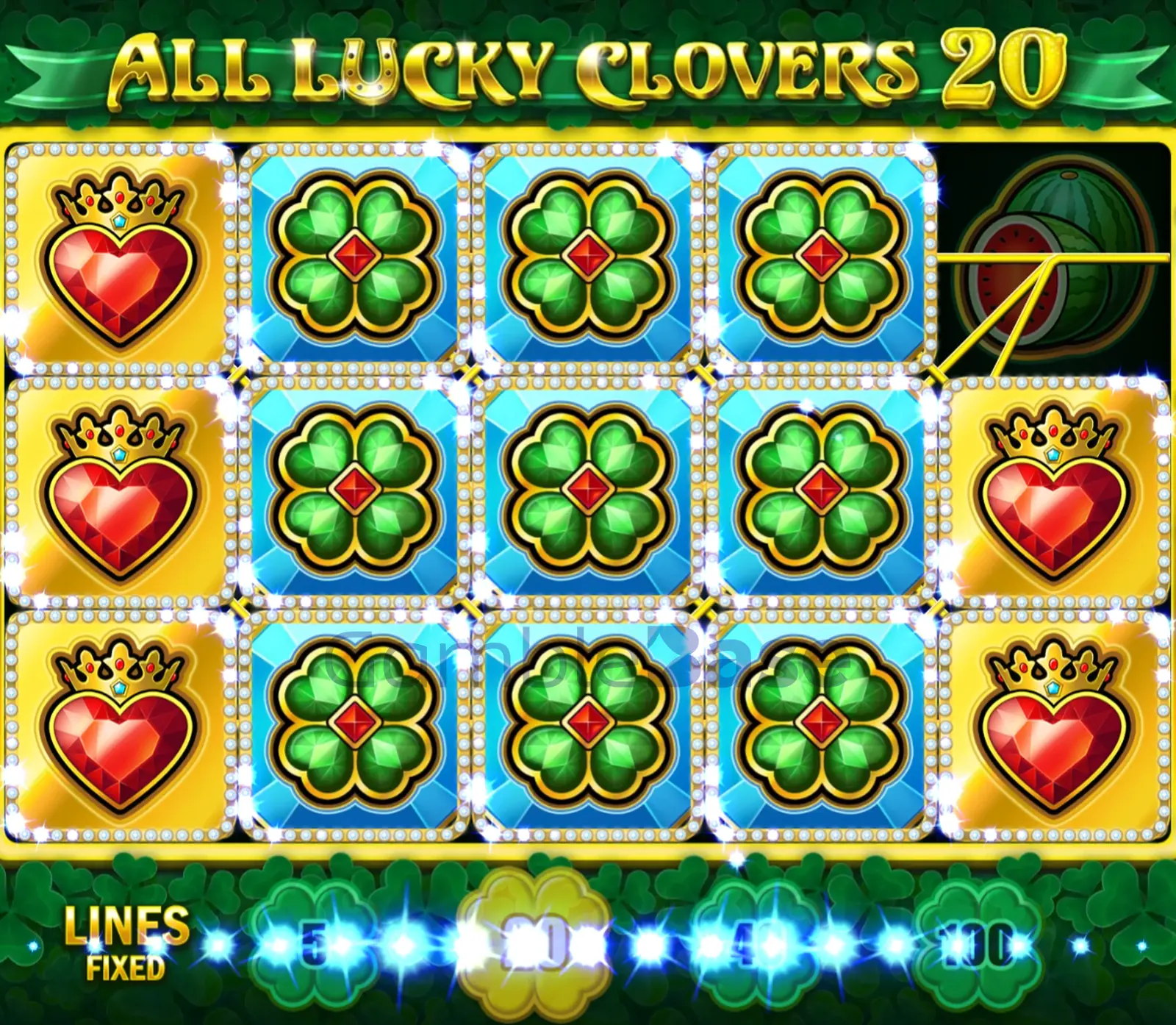 All Lucky Clovers Gewinnbild: All lucky clovers win x2160