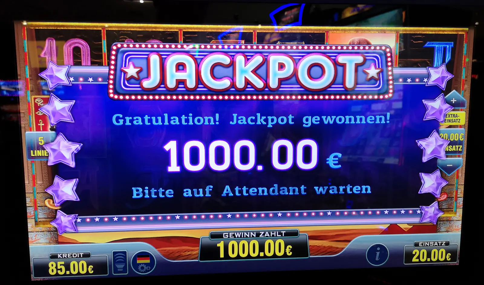 Book Of Ra Deluxe 6 Gewinnbild: Mini Jackpot in der Spielbank