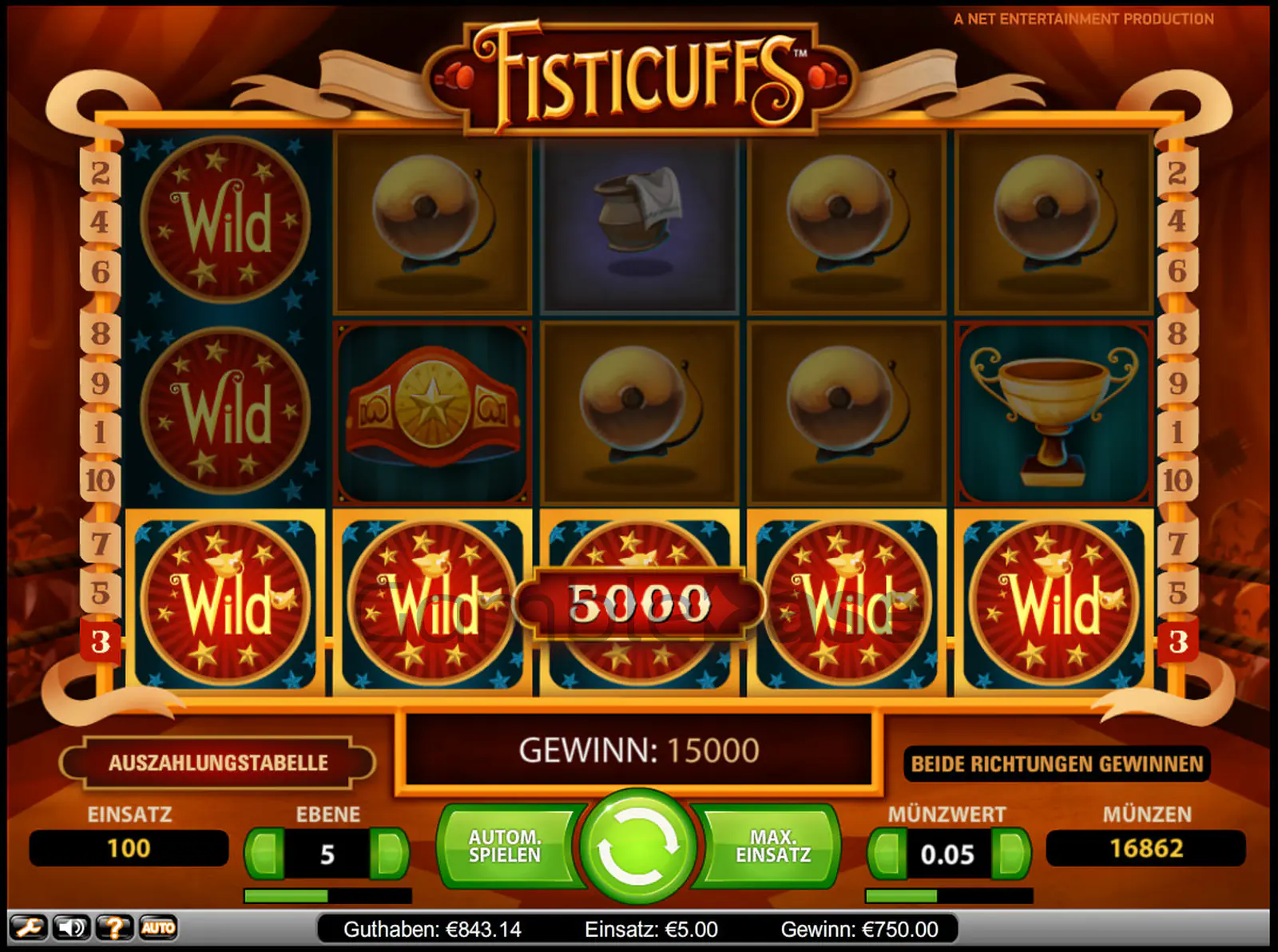 Fisticuffs Gewinnbild: Wildline