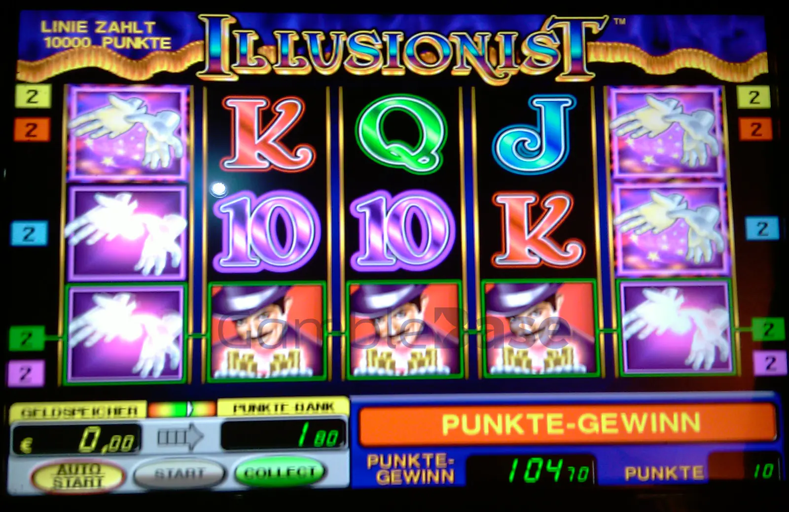 Illusionist Gewinnbild: Leider auf falschem Einsatz