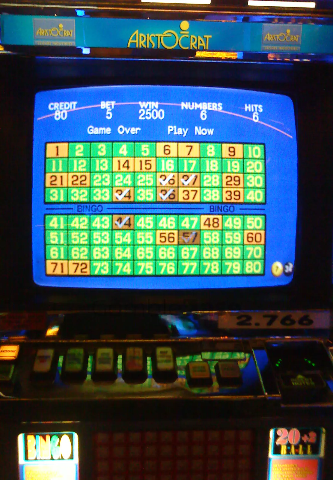 Extra 2 Ball Bingo Gewinnbild: 6 Richtige!!!