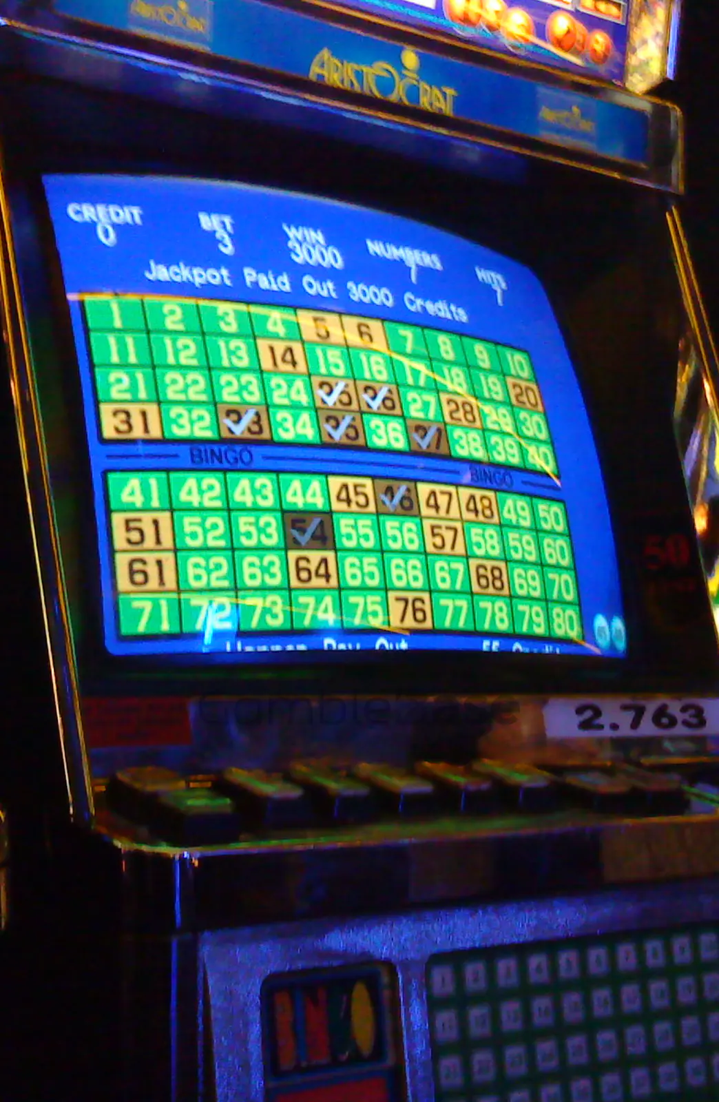 Extra 2 Ball Bingo Gewinnbild: 7 von 7 Richtige - Heftiger Gewinn