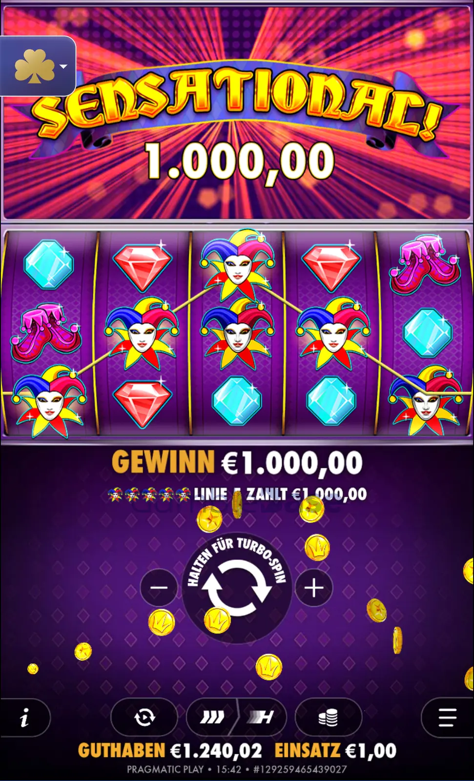 Joker's Jewels Gewinnbild: Joker's Jewels