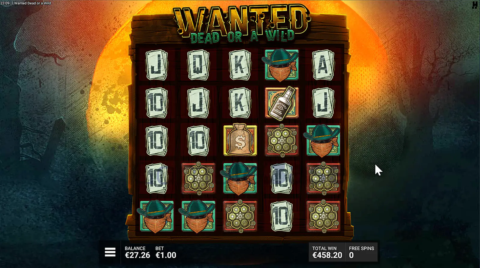 Wanted Dead or a Wild Gewinnbild: Duel at Dawn Freispiele gönnen
