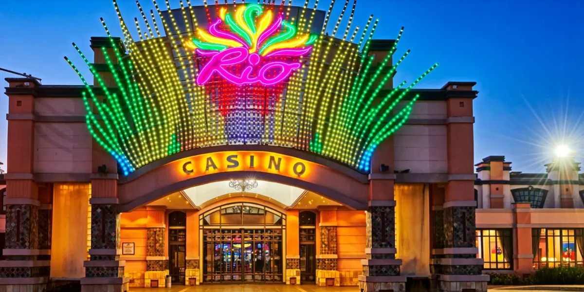 Eingang des Rio Casino Resorts in Südafrika