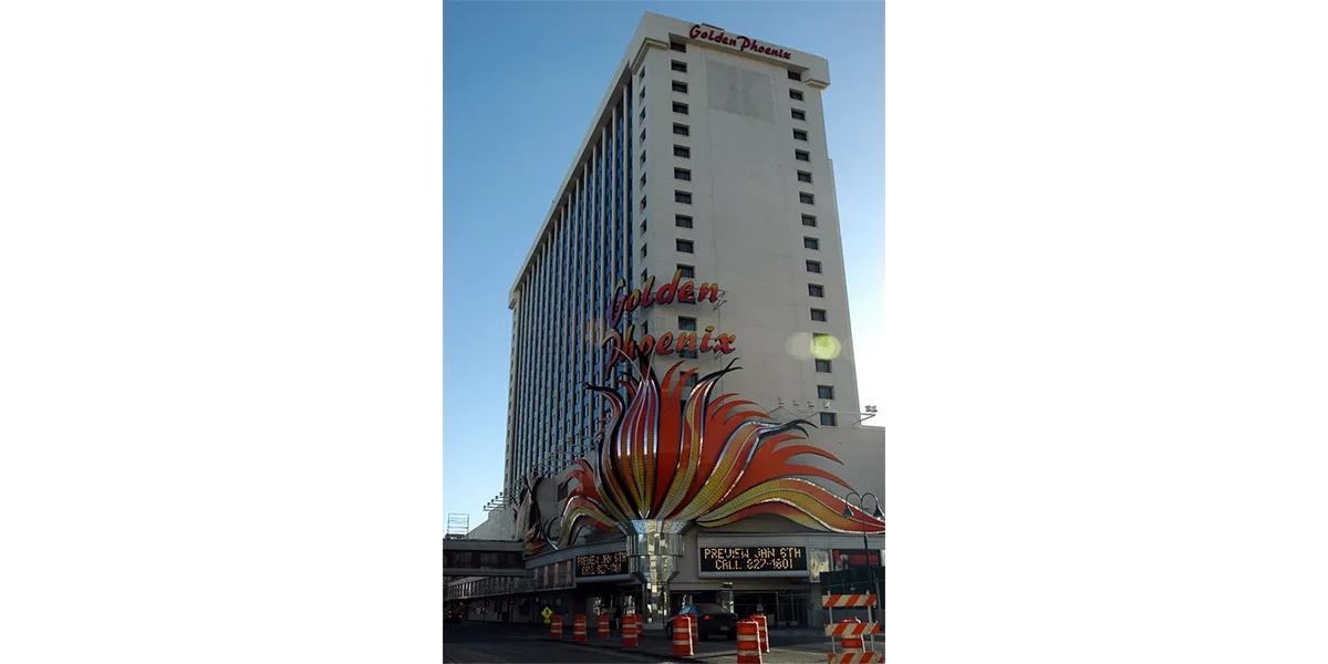 Das ehemalige Golden Phoenix Hotel & Casino in Reno, Nevada