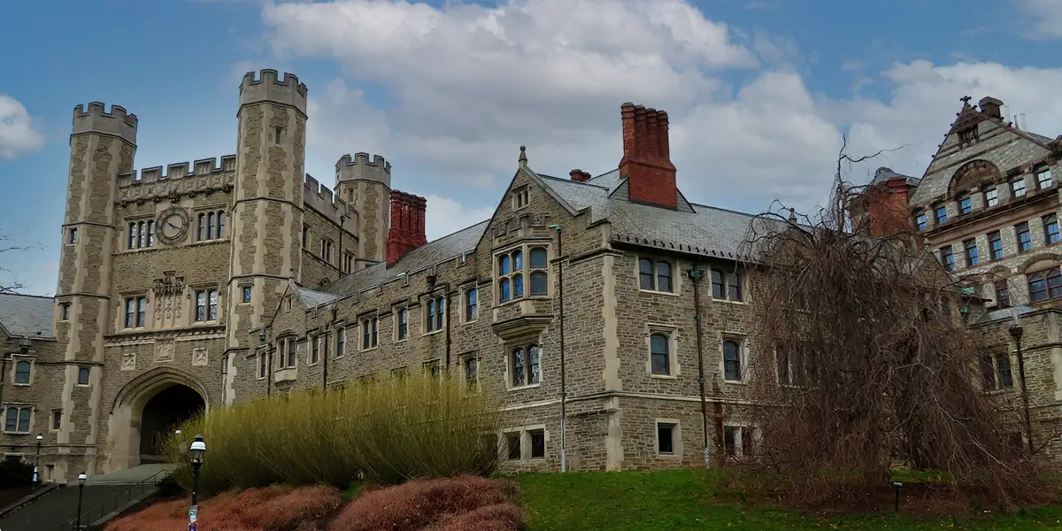 Außenansicht der Princeton Universität in New Jersey