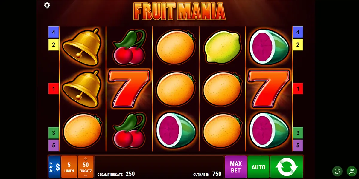 "Fruit Mania" Früchte Slot