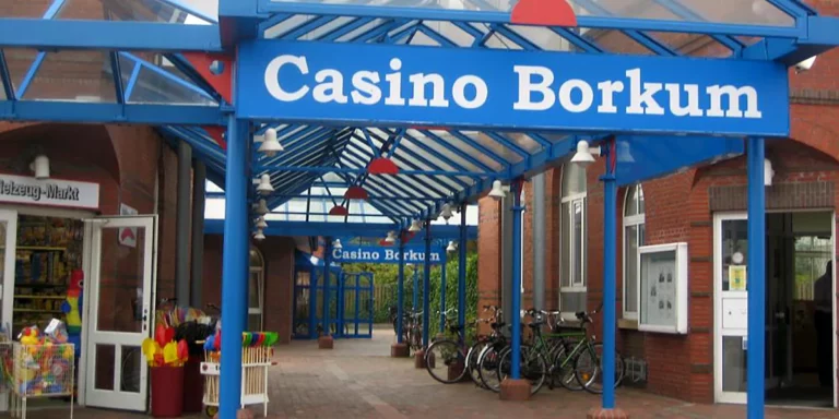 Der Eingang zur Spielbank Borkum