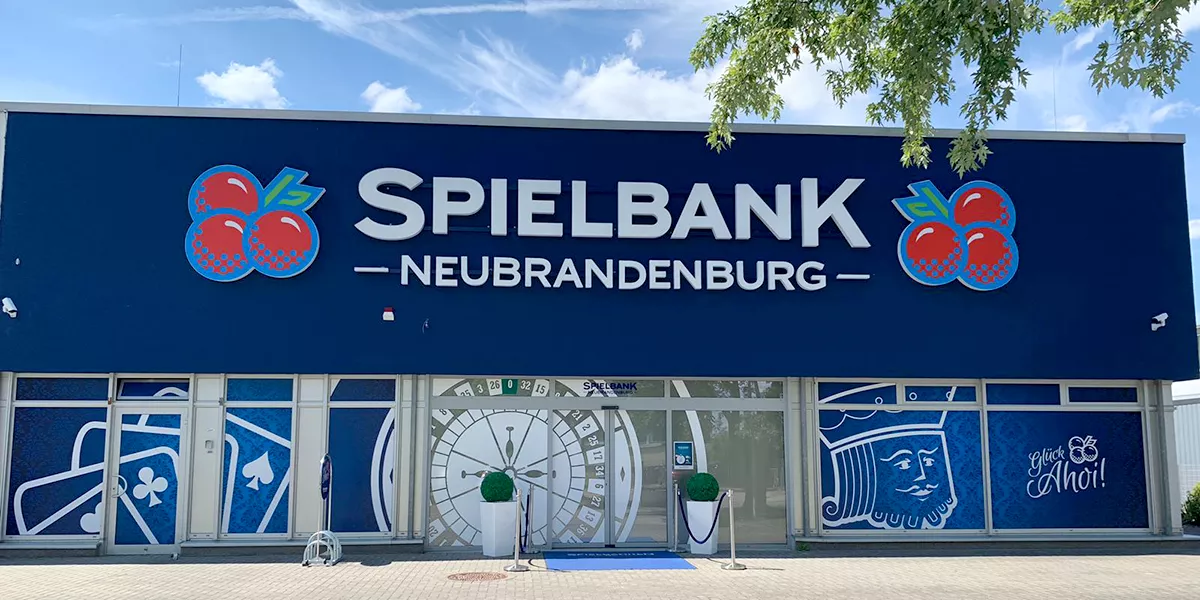 Die Spielbank Neubrandenburg von außen