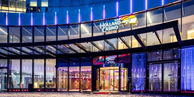 Der Eingang zum Holland Casino Amsterdam-West