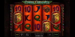 3 Büchersymbole beim Slot "Queen Cleopatra"