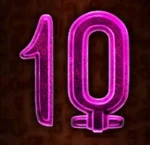 Symbol "10" beim Queen Cleopatra Slot