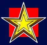 Symbol "Stern" beim Sizzling Hot Slot