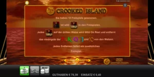 Crooked Island mit 10 Freispielen