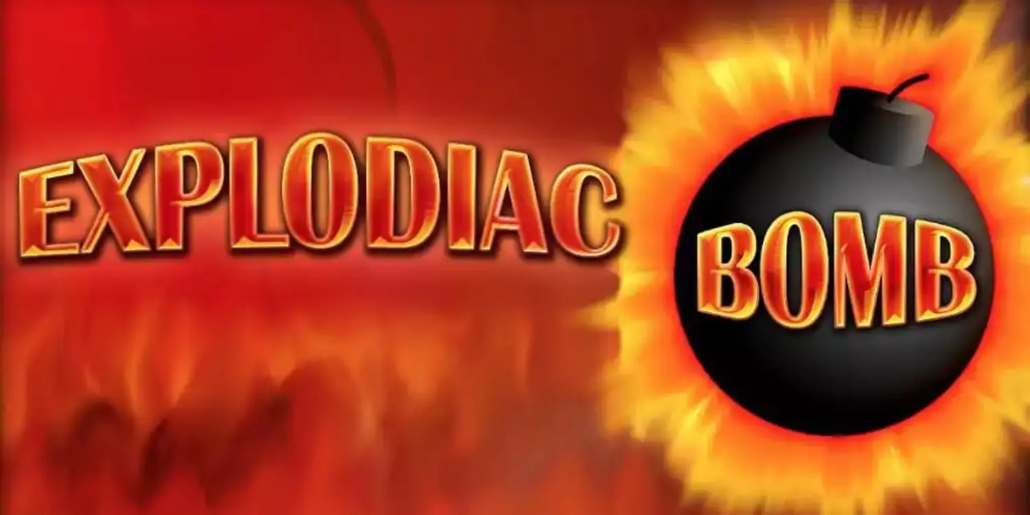 Explosive Bombe mit Explodiac Schriftzug als Slotbild