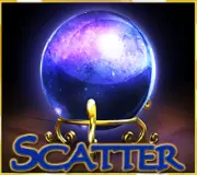 Scatter-Schriftzug mit Kristallkugel
