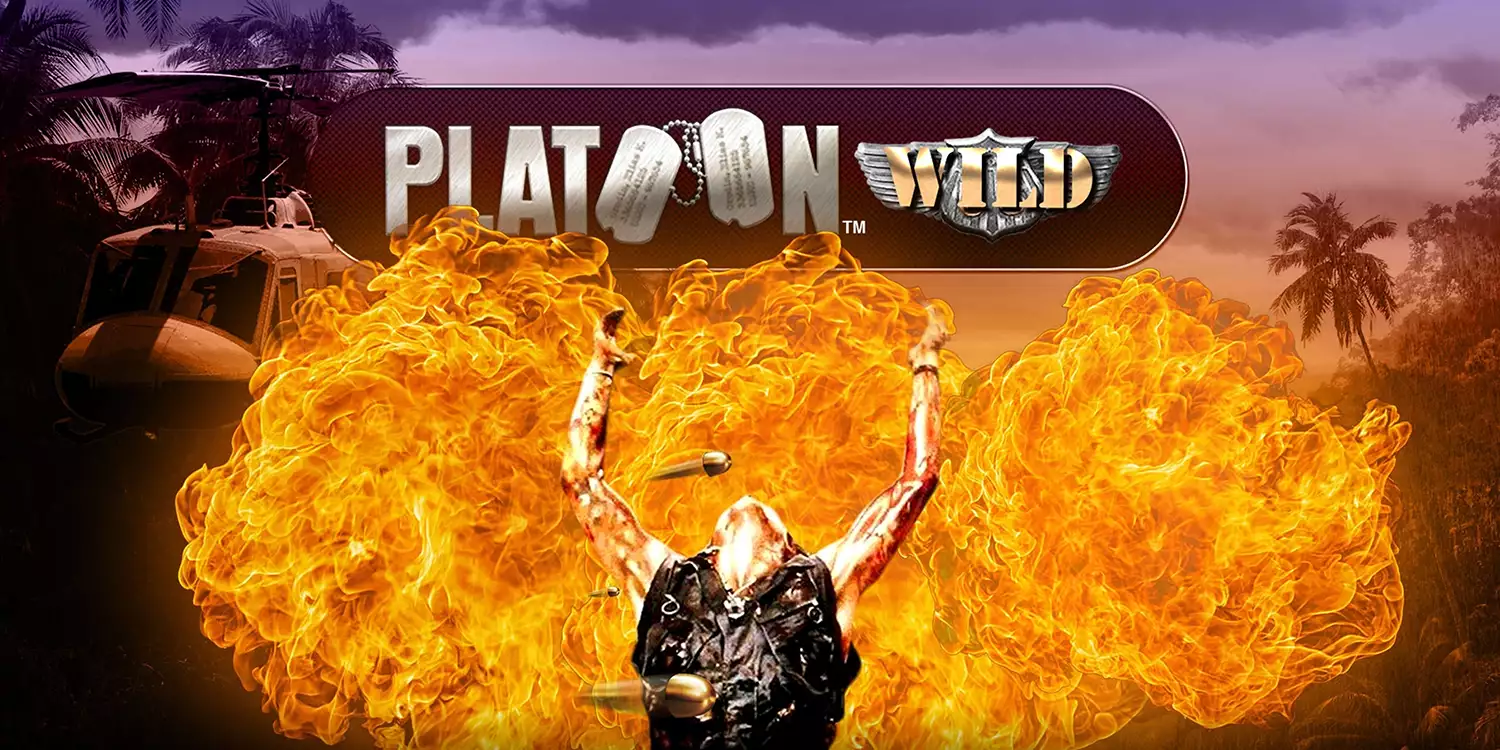 Krieger im Feuer - Titelbild zum Slot "Platoon Wild"