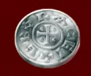 Silberne Münze