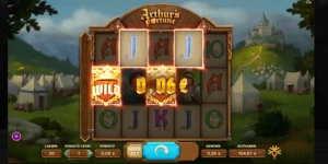 Gewinn mit 2x Wild-Symbol bei Arthur's Fortune