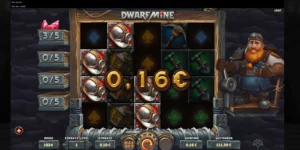 Gewinn mit 5x hohem Symbol bei Dwarf Mine