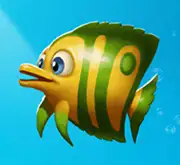 Symbol grüngelber Fisch bei Golden Fish Tank