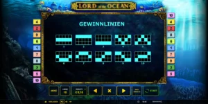 Beispiele Gewinnlinien bei Lord of the Ocean