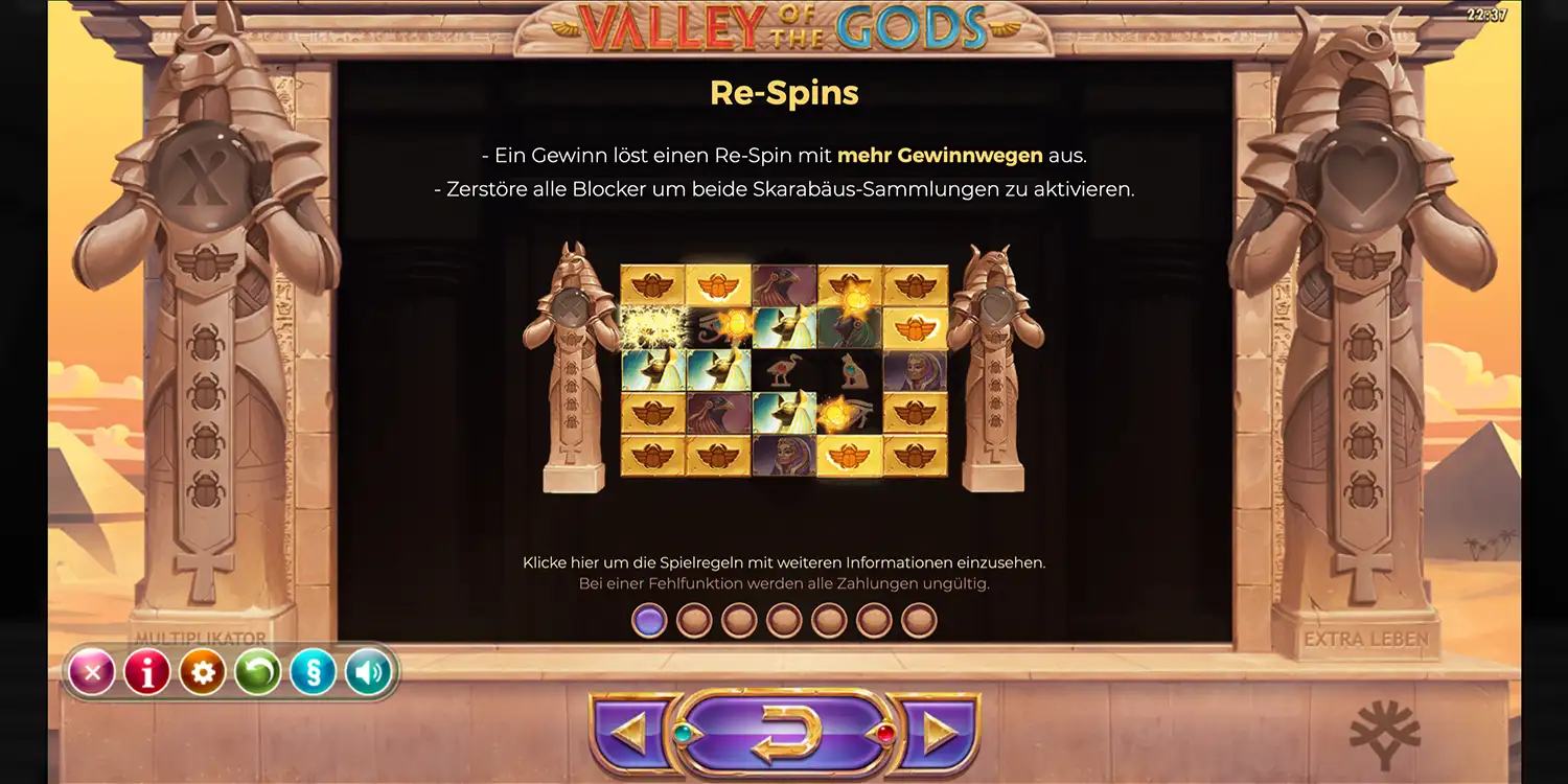 Respins bei Valley of the Gods