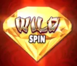 Wild-Spin-Schriftzug auf Diamant