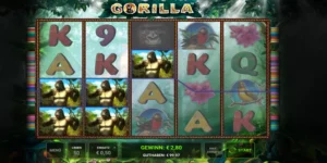 Das Gorilla-Symbol löst einen Gewinn auf mehreren Linien aus