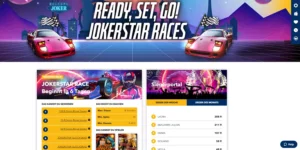 Der Bereich "Jokerstar Races" mit Übersicht der Wochensieger und möglichen Gewinne