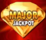 Diamant mit Major Jackpot Aufschrift