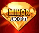 Diamand mit Minor Jackpot-Aufschrift