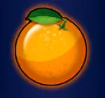 Orangen auf blauem Hintergrund