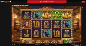 Der Slot "Cat Wilde and the lost chapter" beim Slotmagie Casino
