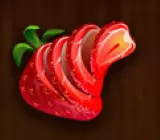 Erdbeere aufgeschnitten