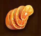 Orange aufgeschnitten