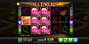 Gewinn von 4 EUR beim Slot El Torero
