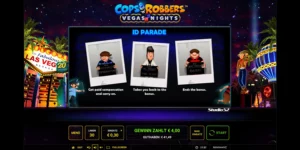 ID Parade bei Cops'n Robbers Vegas Nights