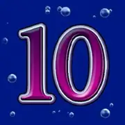 Symbol 10 bei Dolphin's Pearl deluxe Bonus Spins