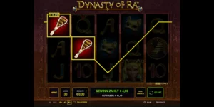 Gewinn mit 2x Symbol bei Dynasty of Ra