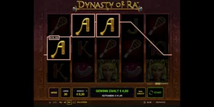 Gewinn mit 3x Symbol bei Dynasty of Ra