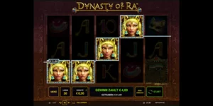 Gewinn mit 4x Symbol bei Dynasty of Ra