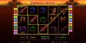 Gewinn mit 3x Symbol bei Flamenco Roses