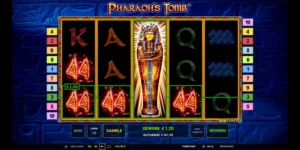 Gewinn mit 1x Wild-Symbol bei Pharaoh's Tomb