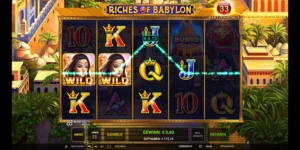 Gewinn mit 2x Wild-Symbol bei Riches of Babylon