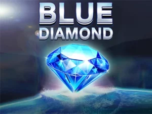 Blauer Diamant und Schriftzug "Blue Diamond"