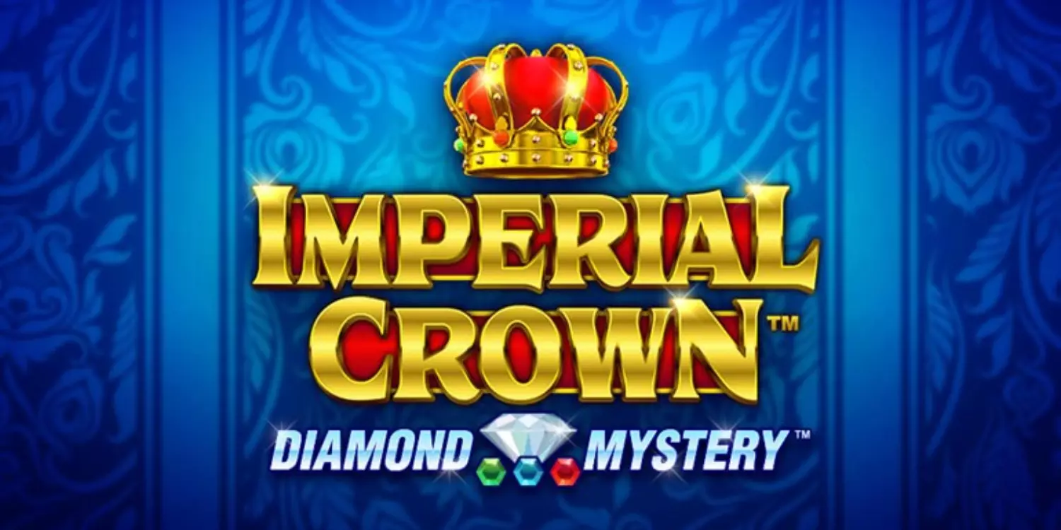 Der Imperial Crown Schriftzug mit der Krone auf blauem Hintergrund. 