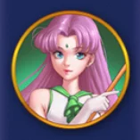 Prinzessin "Storm" mit langen lila Haaren