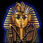Pharao mit blauer Umrandung